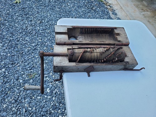 Antique tobacco shredder - tobacco,