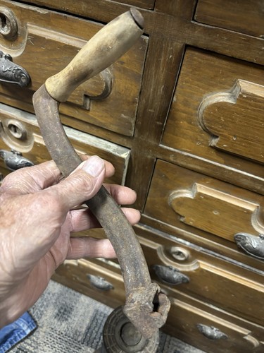 Antique cast iron tobacco - iron,